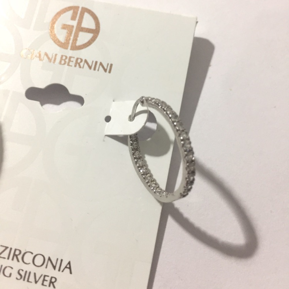 Sterling Silver Oval Hoop Earrings